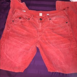True Religion Velour Jeans